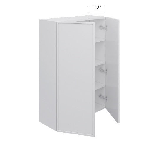 White Slim Shaker Wall Cabinet 2 Door (42")