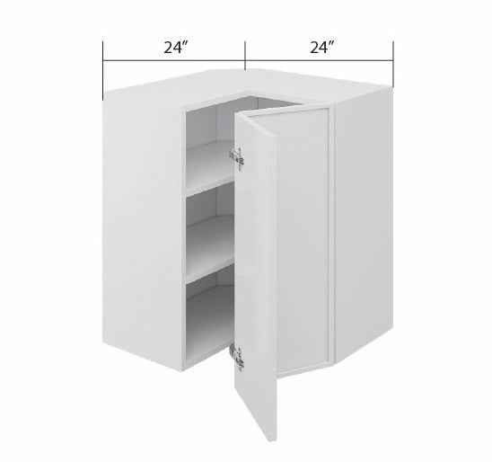 White Slim Shaker Wall Easy Reach Cabinet