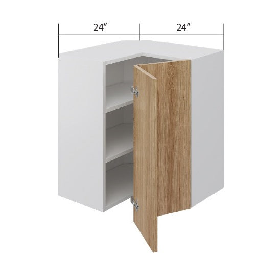 Natural Wood Wall Easy Reach Cabinet