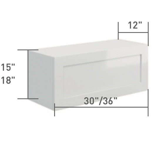 White Single Shaker Wall Stay Lift