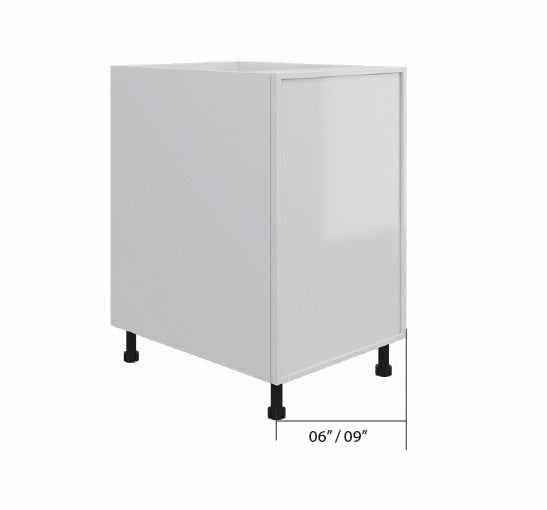 White High Gloss Base Cabinet Full Height